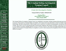 Tablet Screenshot of defenseinvestigator.com